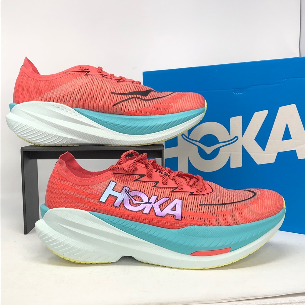 Hoka One One Mach X 2 Grapefruit Orange 1155119-GFRT Mens Running Shoes -Size 11